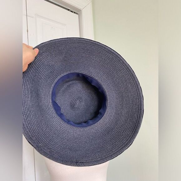 Y2K/ 90s Summer Ocean Blue Sun Hat - Picture 3 of 3